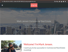 Tablet Screenshot of markjensencre.com